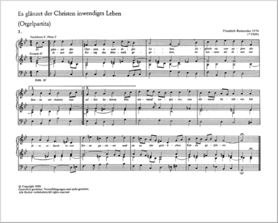 Festive Organ Chorales - Christianity, Christanian life Organ scores gallery preview page 2