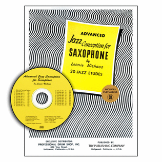 Book cover for Advanced Jazz Conception For Saxophone with CD