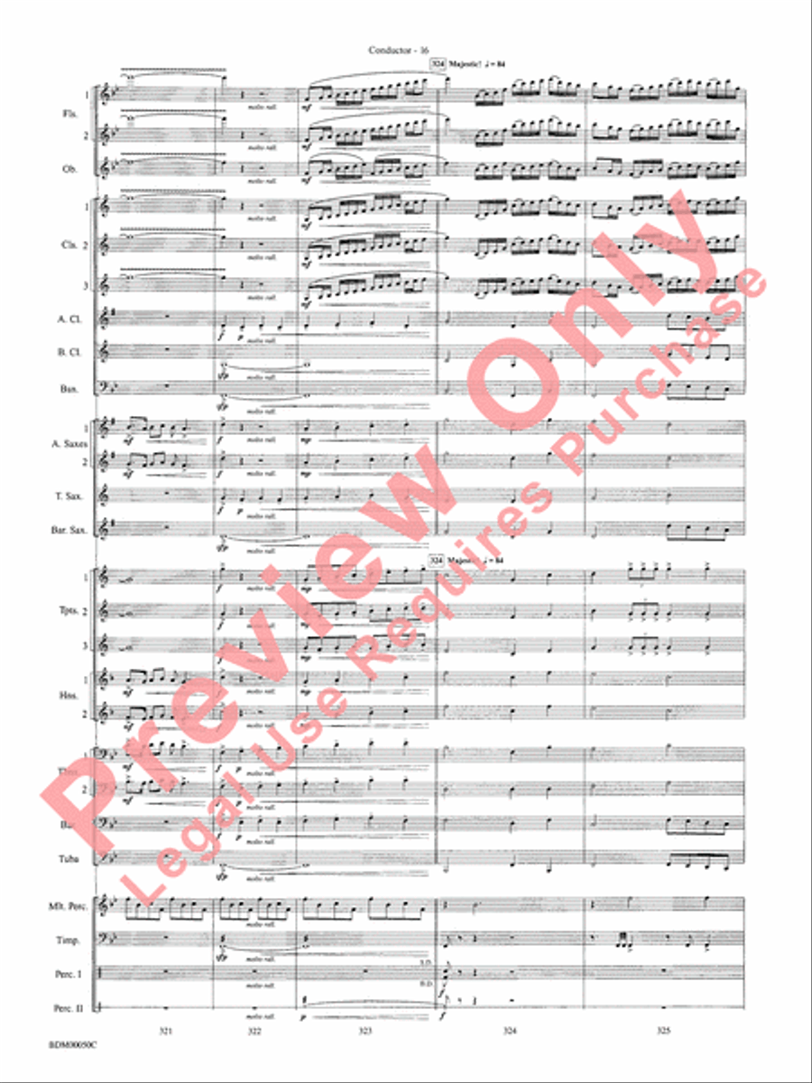 Christmas in the Round Concert Band scores gallery preview page 19
