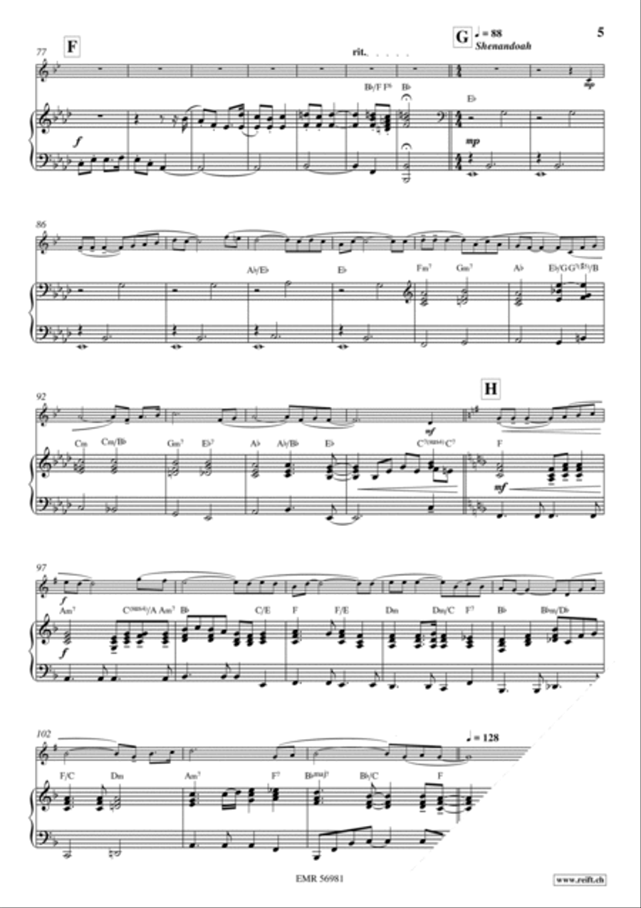Western Medley Western Medley Tenor Saxophone scores gallery preview page 6