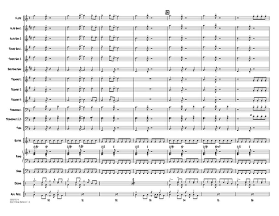 Don't Stop Believin' - Conductor Score (Full Score)