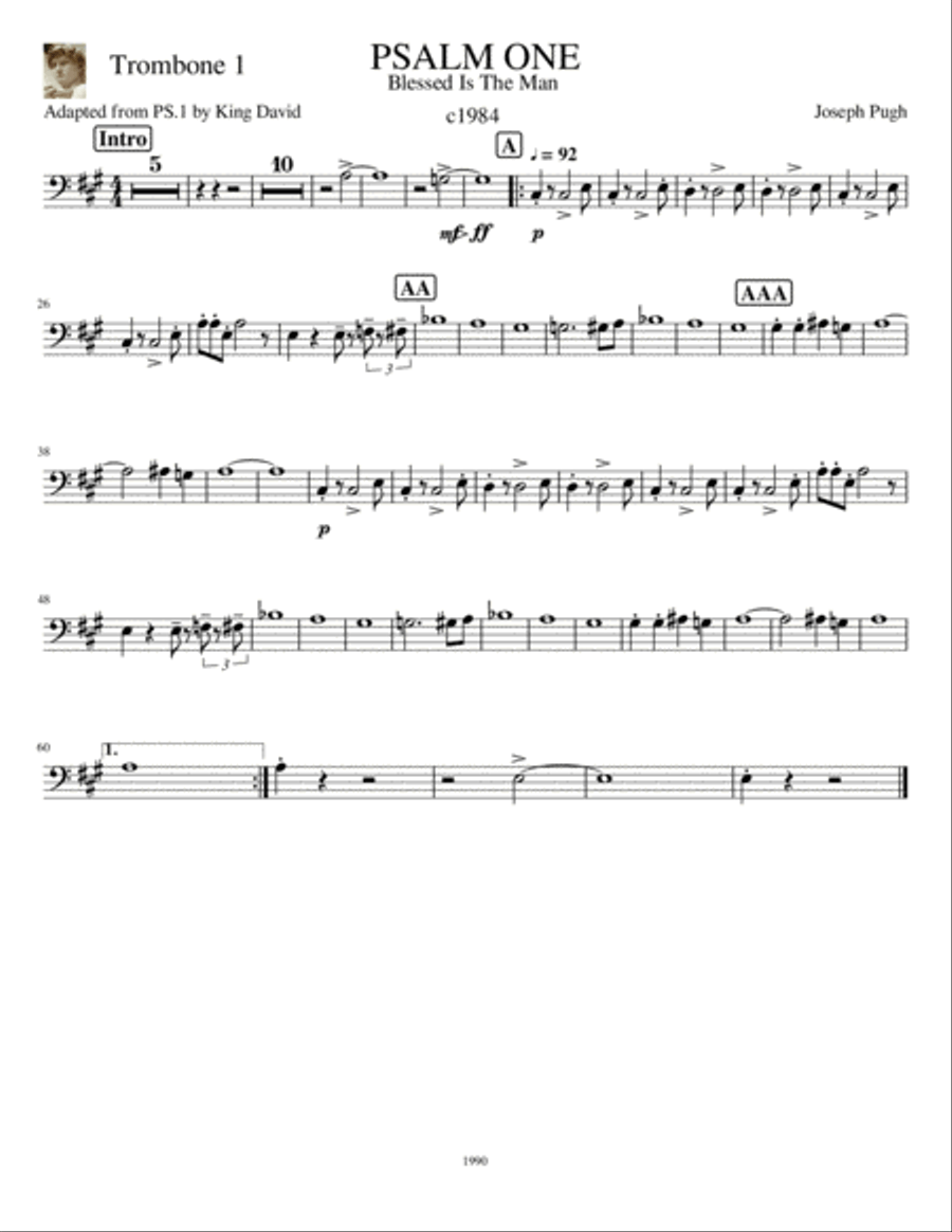 Psalm One Divisi scores gallery preview page 6