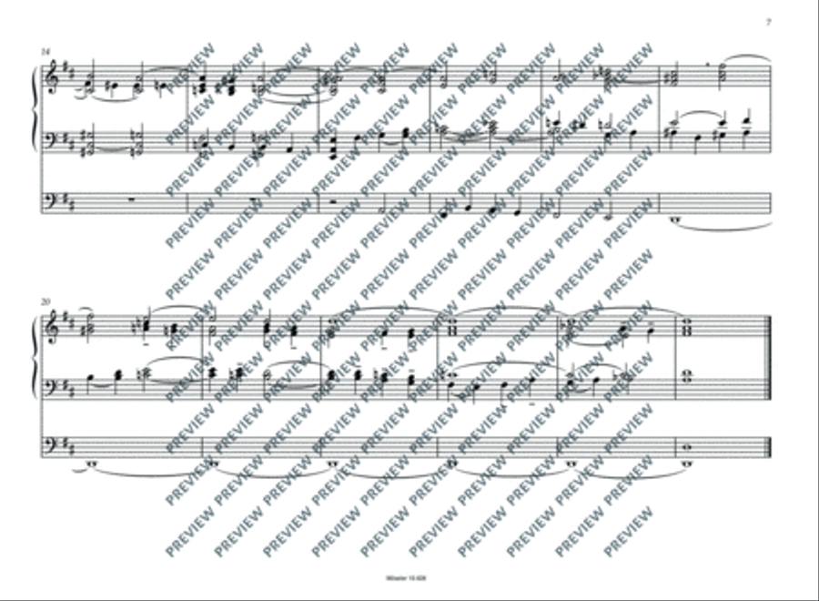 Five organ chorales from the Geneven psalter Organ scores gallery preview page 8