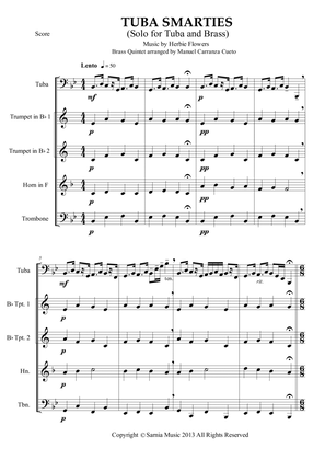Tuba Smarties (for brass quintet version)
