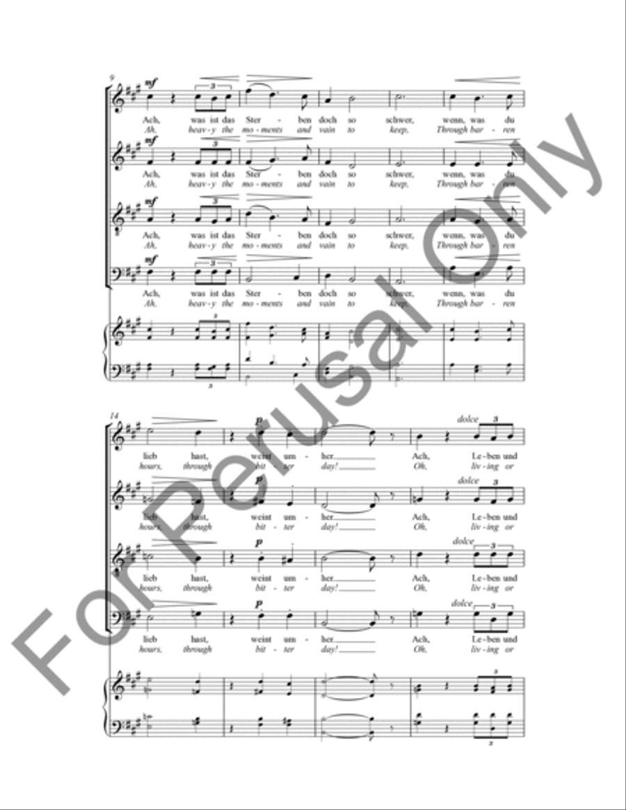 Into The Silent Night 4-Part scores gallery preview page 3