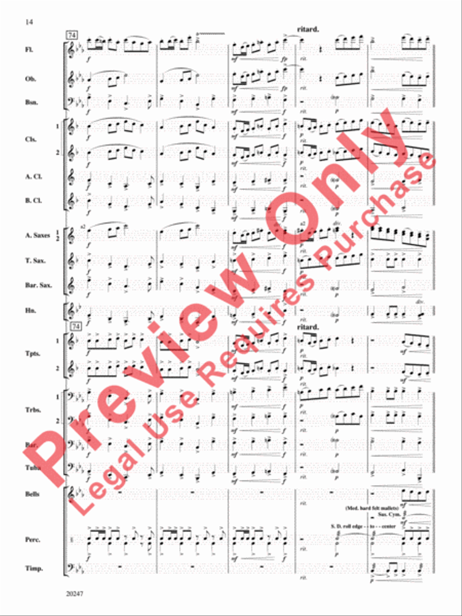 Prairie Schooner Prairie Schooner Concert Band scores gallery preview page 15