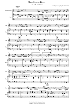 3 Popular Pieces for Trumpet and Piano