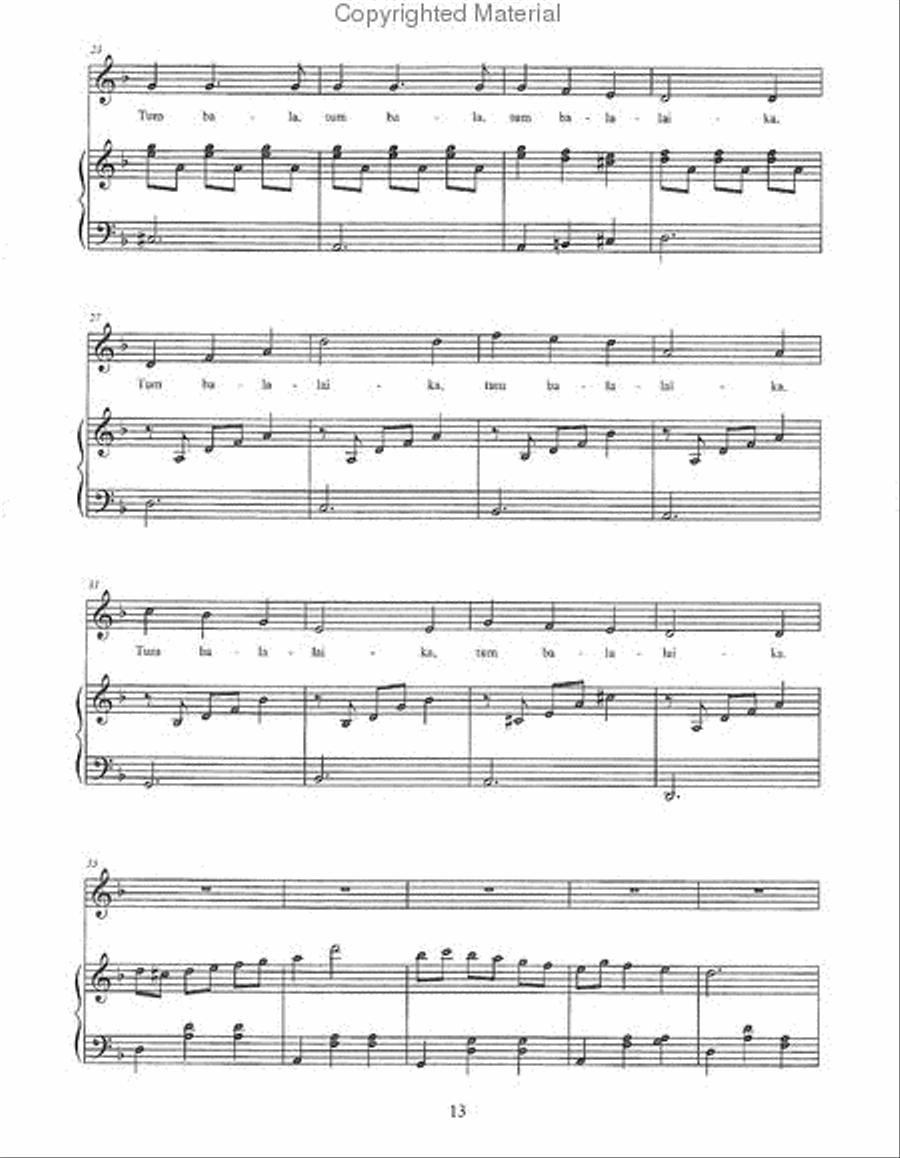 Sing With the Symphony, Volume 2 Unison Choir scores gallery preview page 9