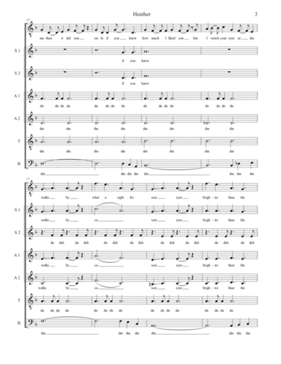 Heather Heather 4-Part scores gallery preview page 3