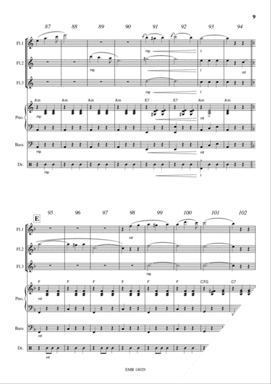 Donauwellen Flute scores gallery preview page 9