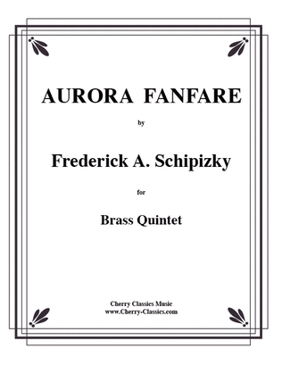 Book cover for Aurora Fanfare for Brass Quintet