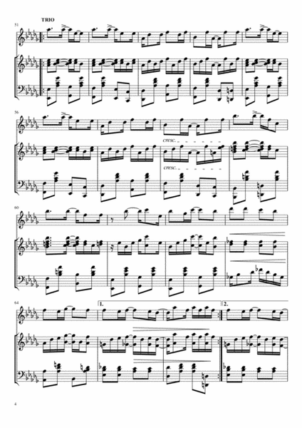 Maple Leaf Rag for flute & piano duet image number null
