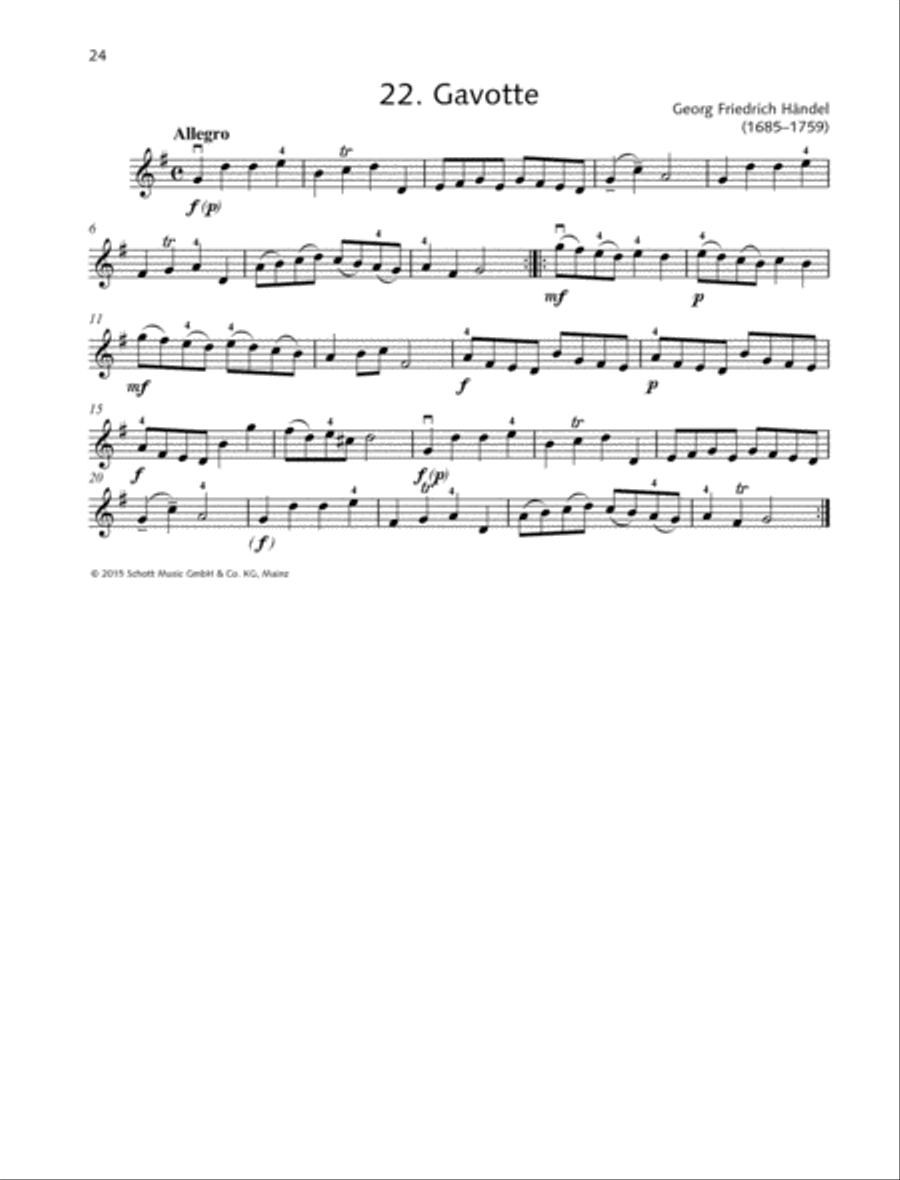 Gavotte Cello scores gallery preview page 2