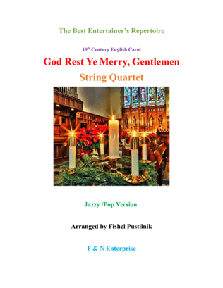 "God Rest Ye Merry, Gentlemen" for String Quartet