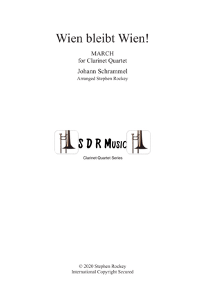 Book cover for Wien Bleibt Wien! March for Clarinet Quartet