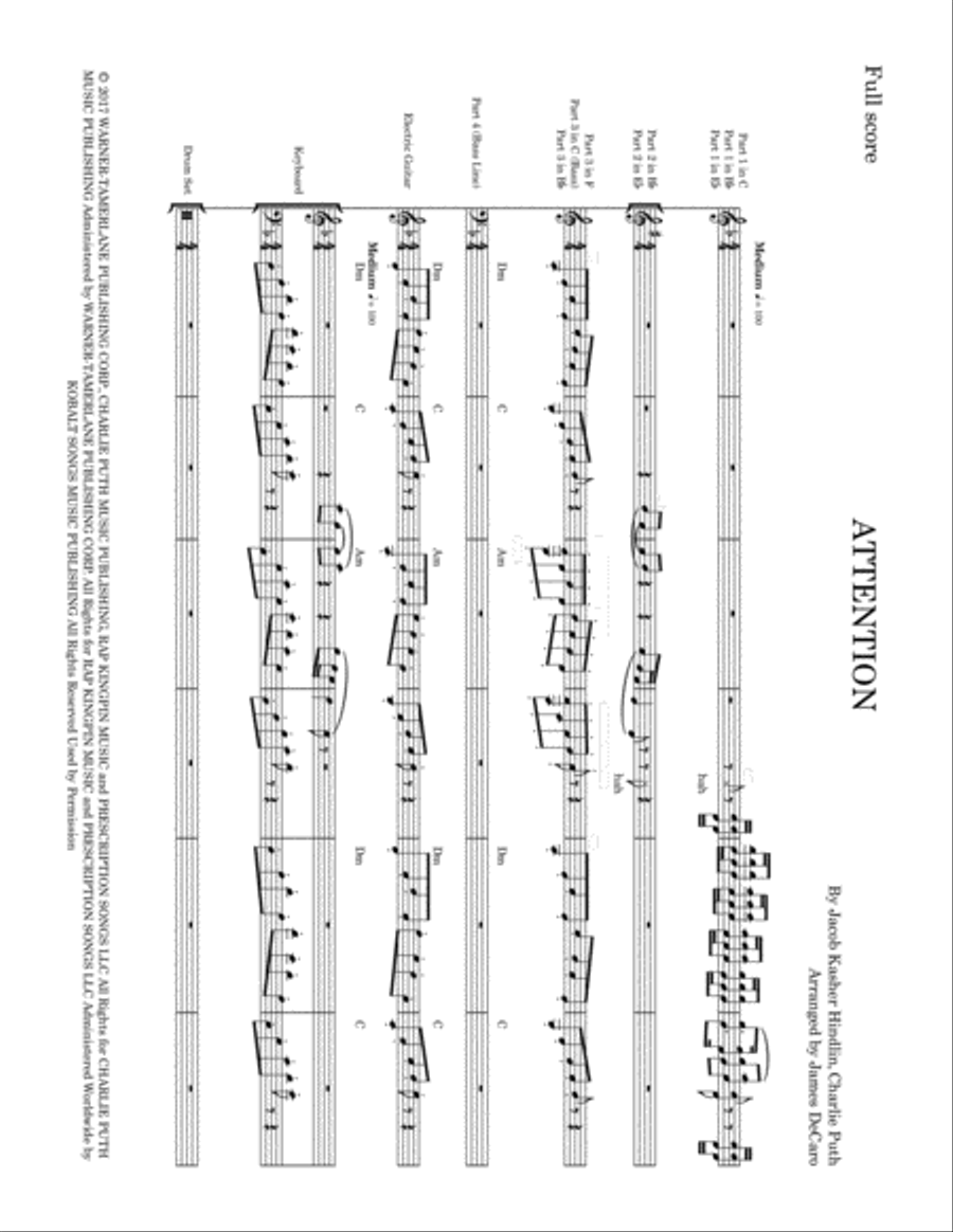 Attention Small Ensemble scores gallery preview page 1