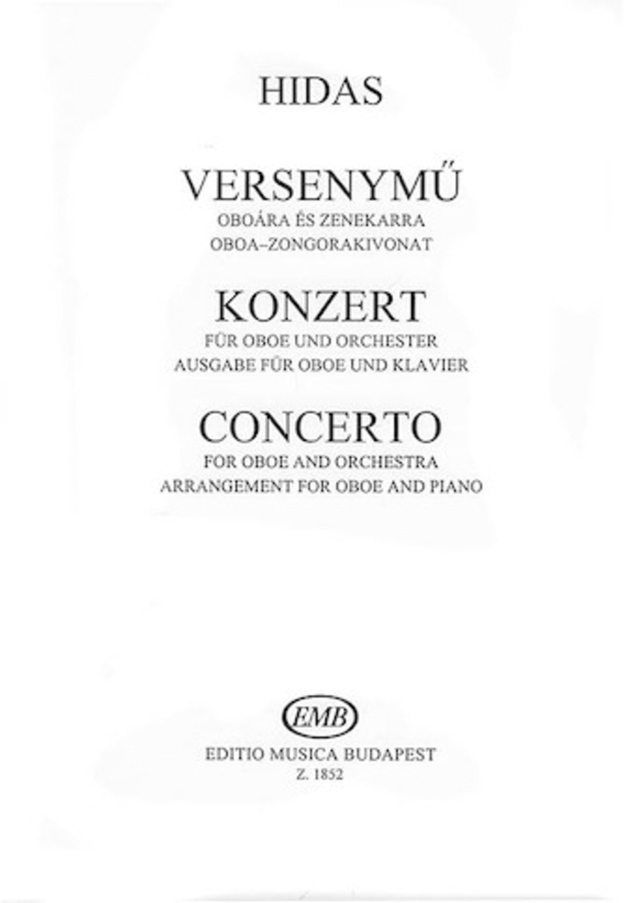 Frigyes Hidas : Concerto-ob/pno