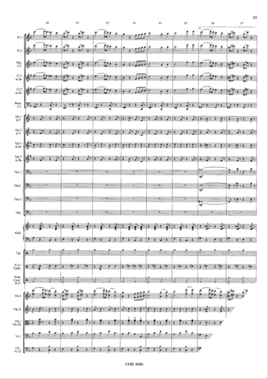 Egyptian March Orchestra scores gallery preview page 12