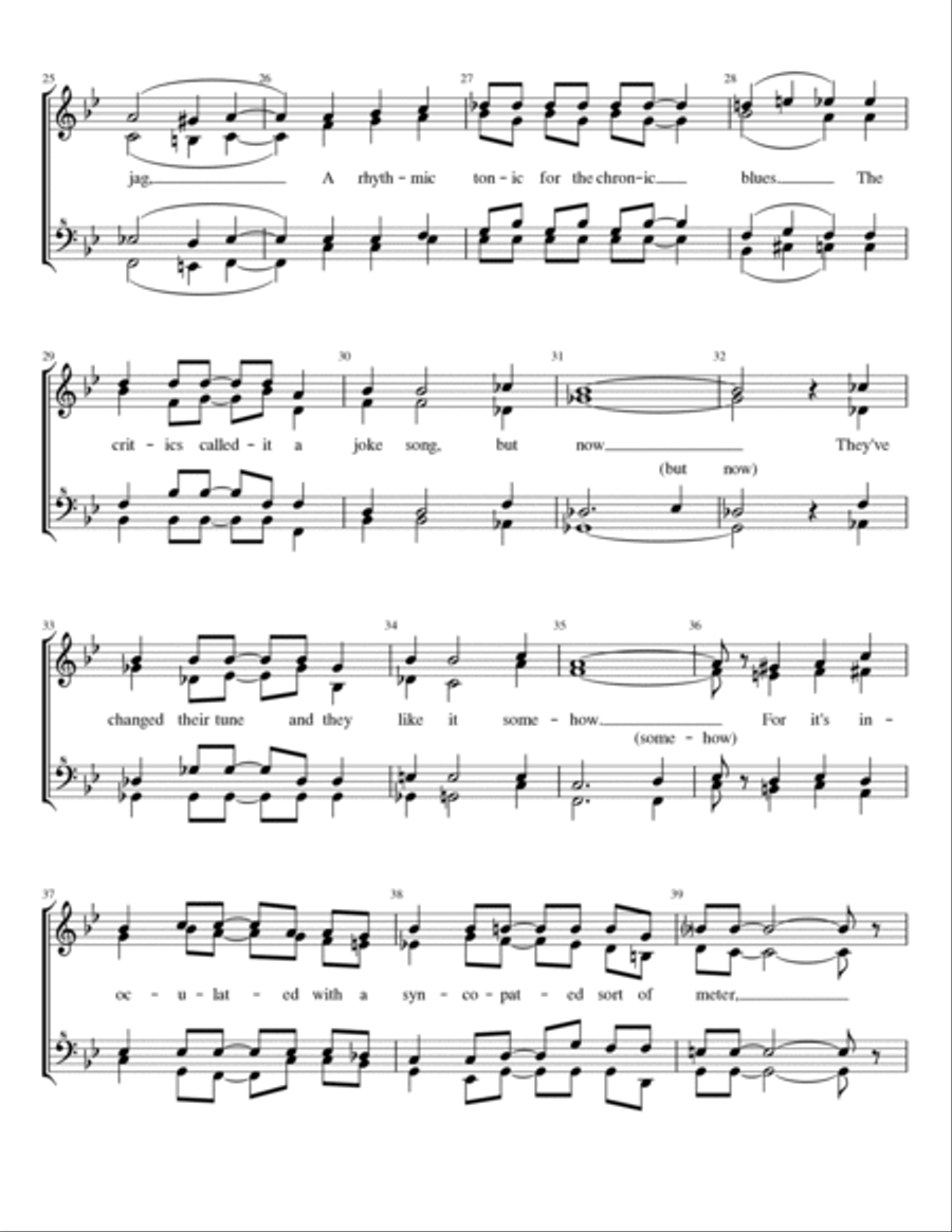 The Real American Folk Song (is A Rag) SSAA scores gallery preview page 3
