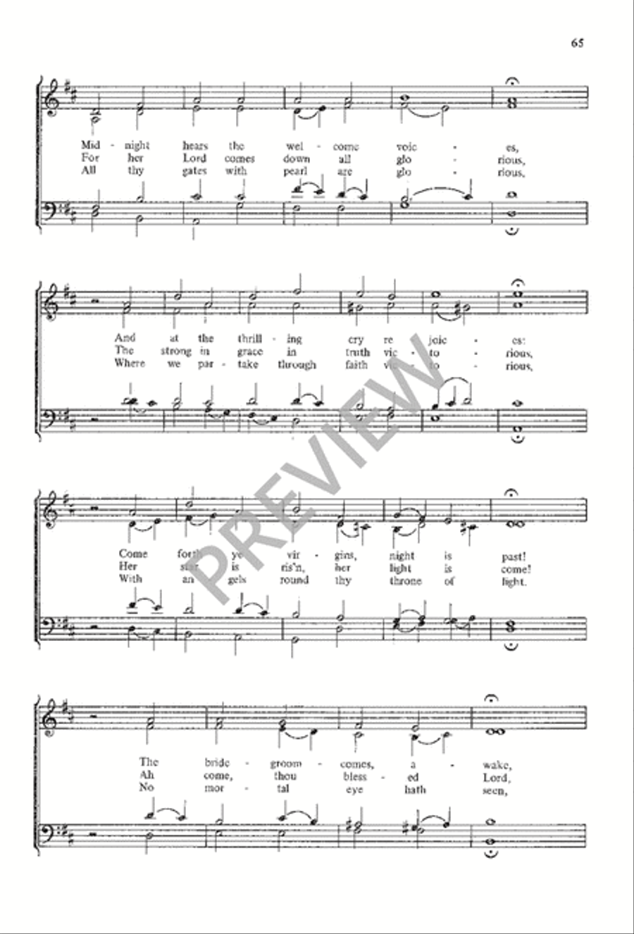 A Choir Book for Advent A Choir Book for Advent 4-Part scores gallery preview page 67