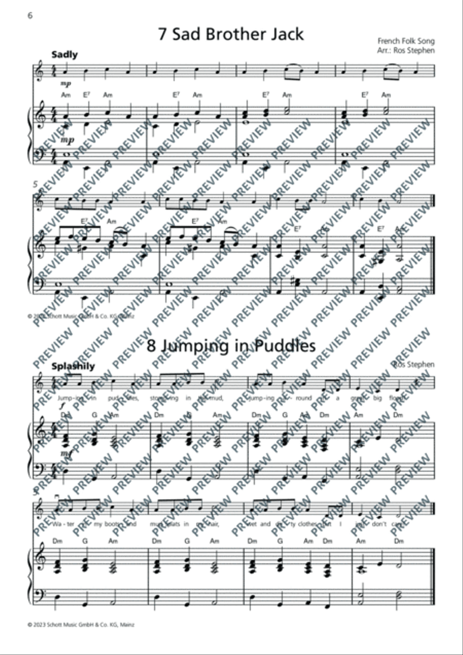 Violin Junior: Piano accompaniments 2 Violin Solo scores gallery preview page 6