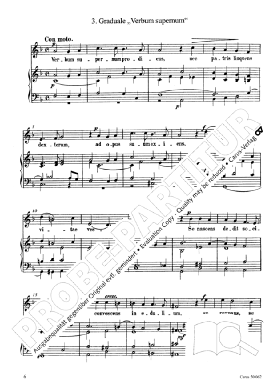 Mass in F Minor (Missa in f) Choir scores gallery preview page 7