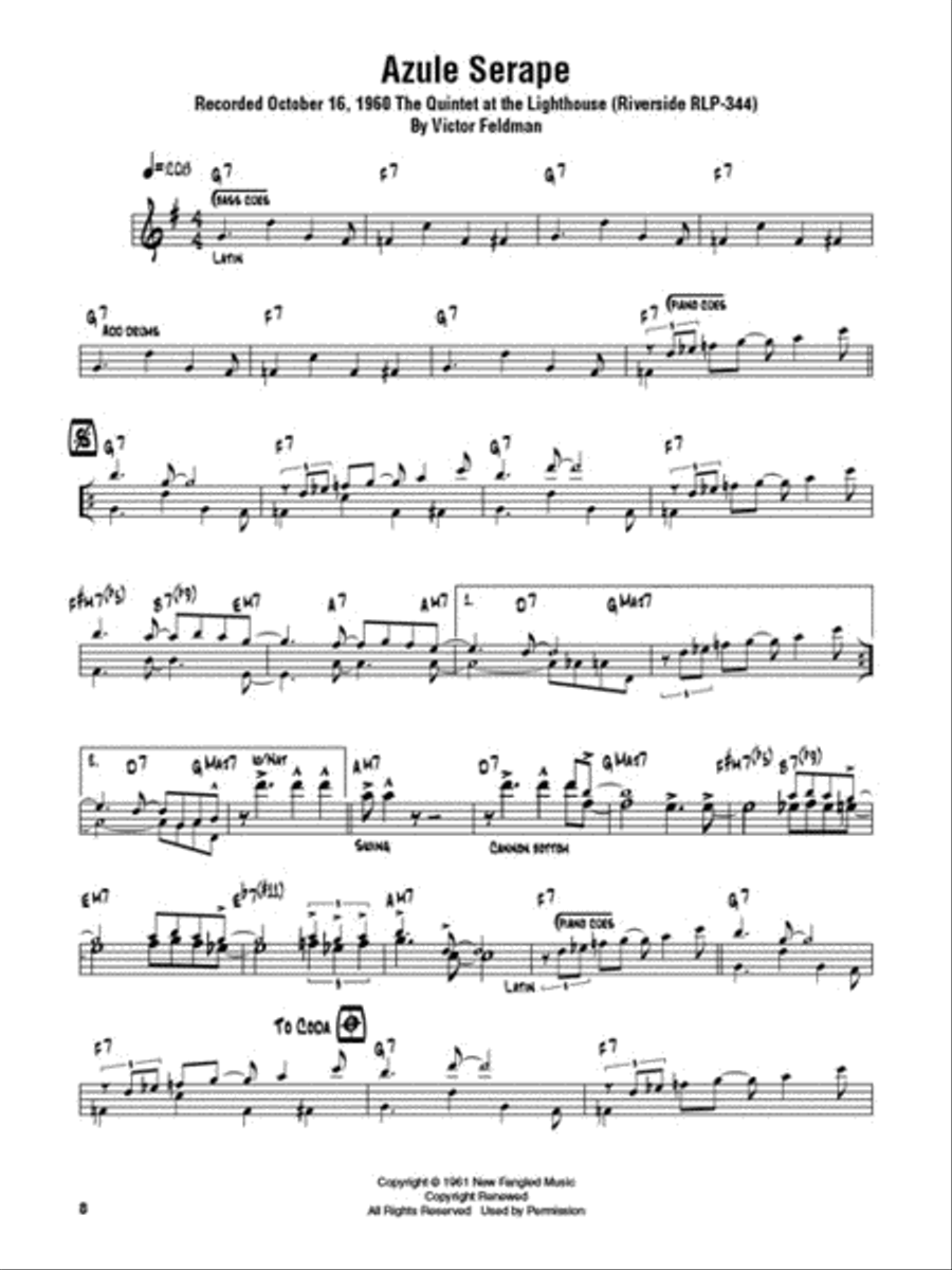 <br>Sheet music extract