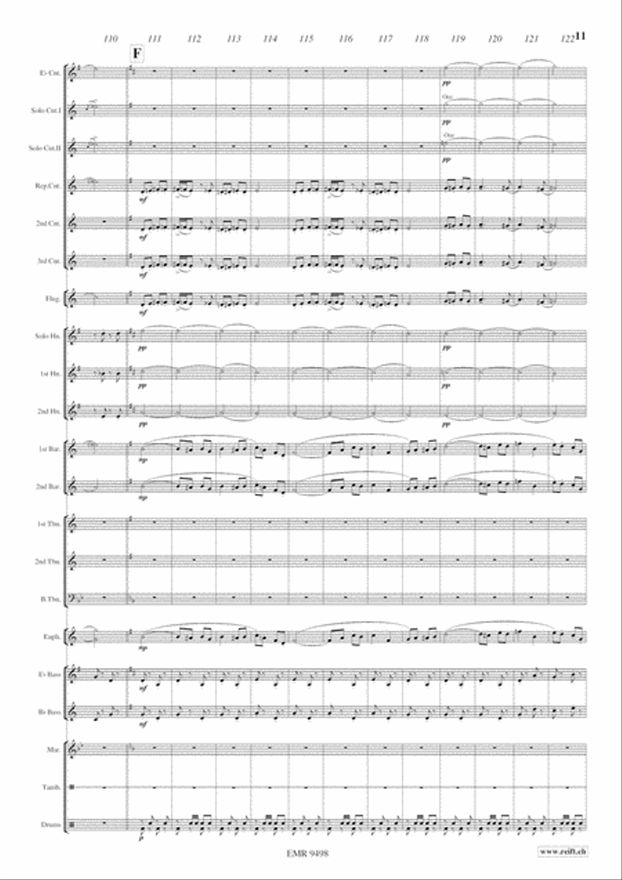 Otto e Mezzo Otto e Mezzo Brass Band scores gallery preview page 12