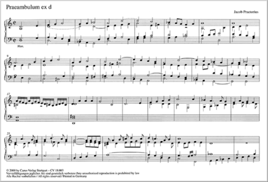 Drei Praeambula und Magnificat-Bearbeitungen fur Orgel Organ scores gallery preview page 2