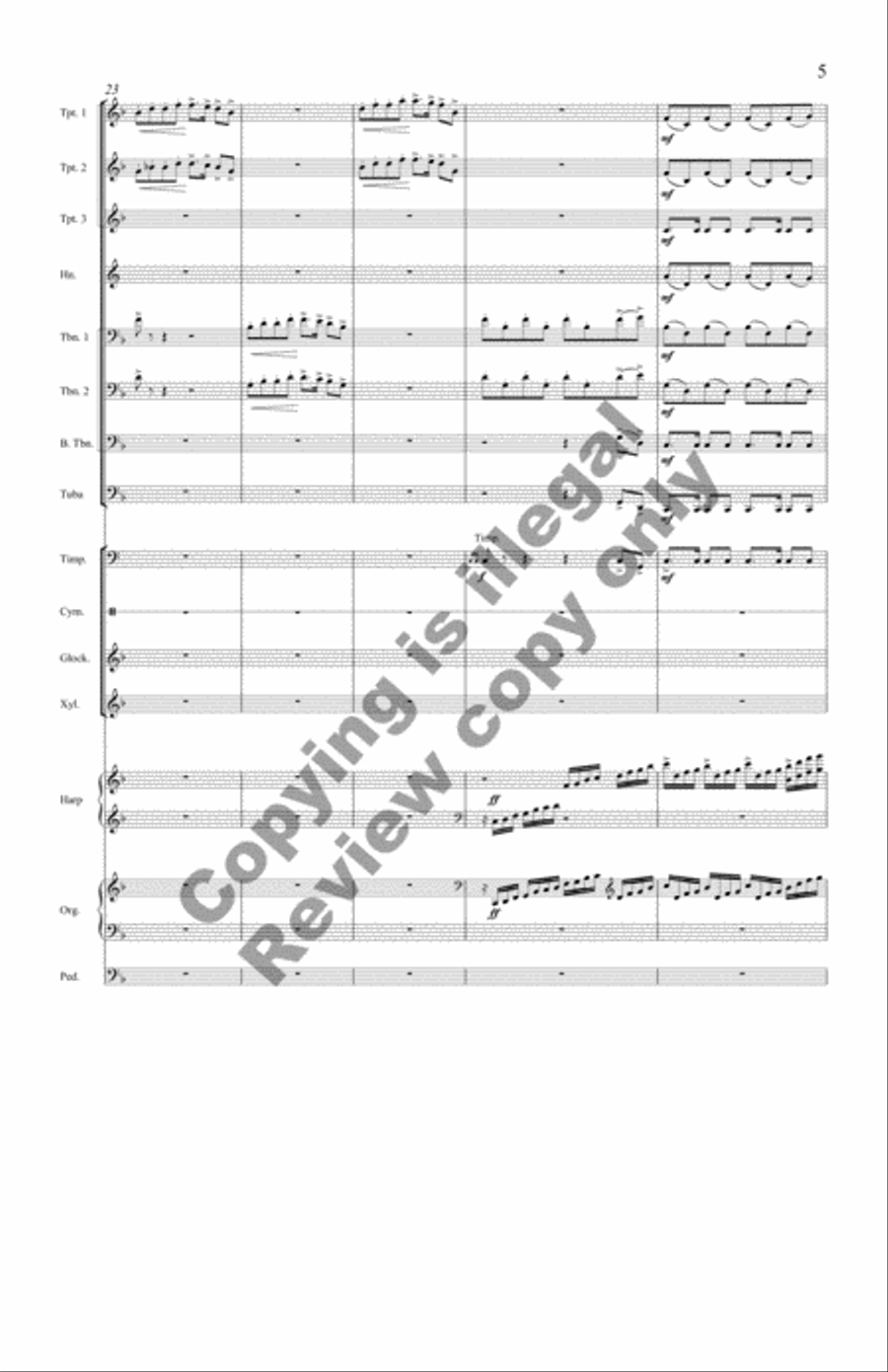 The Snow Lay On the Ground!: Nine Festive Carol Settings (Complete Compilation Full Score) Choir scores gallery preview page 16
