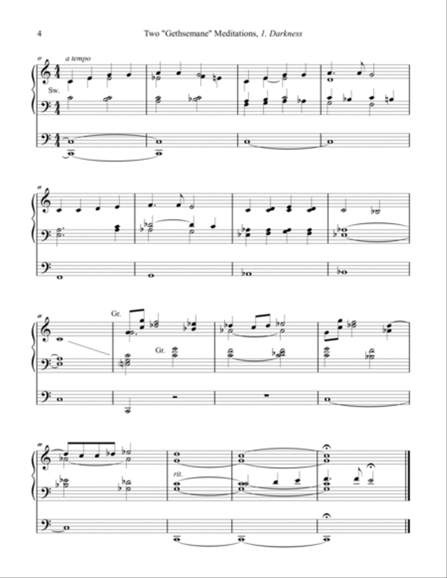 Lent to Easter Organ Works, Vol. 1, by Phil Lehenbauer Organ Solo scores gallery preview page 5