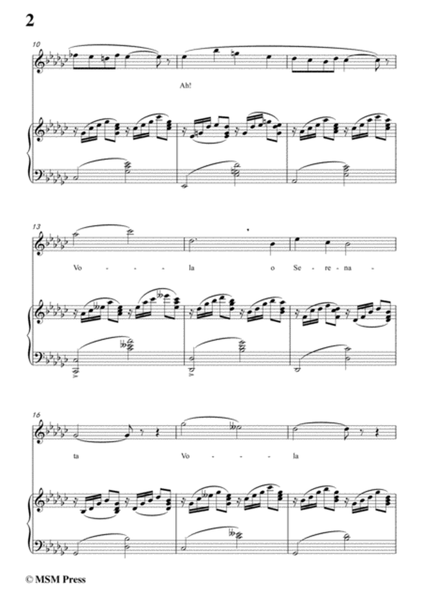 Tosti-Cadenza a La serenata(Scritta appositamente per Nellie Melbe) in G flat Major,for Voice and Pi image number null