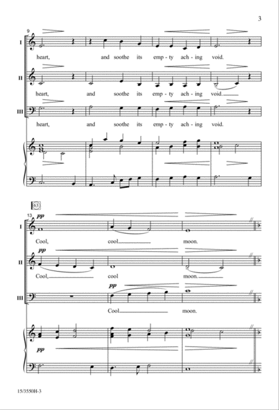 Cool Moon 3-Part scores gallery preview page 3
