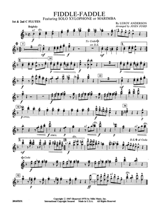 Fiddle-Faddle: 1st & 2nd Flute