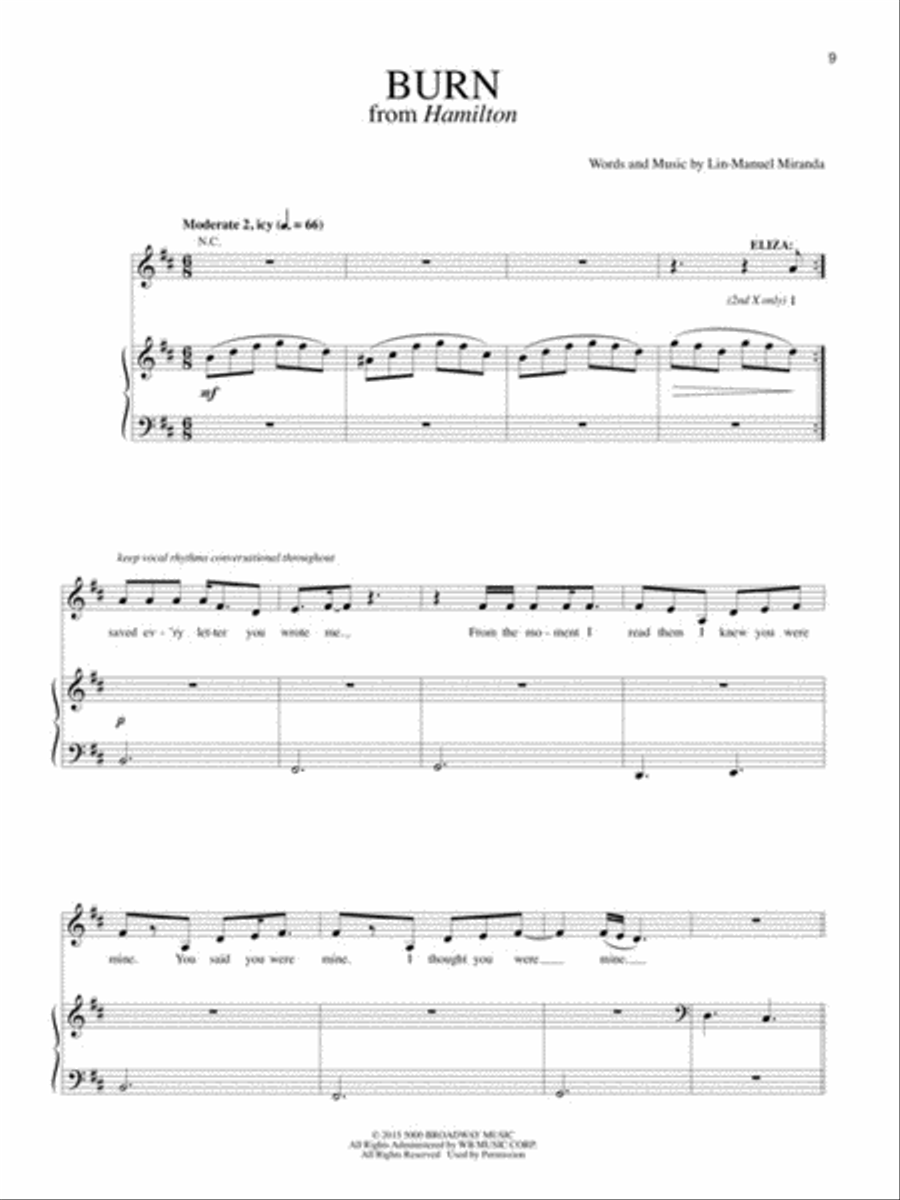 Contemporary Broadway Audition: Women's Edition - Book/Online Audio Voice scores gallery preview page 5