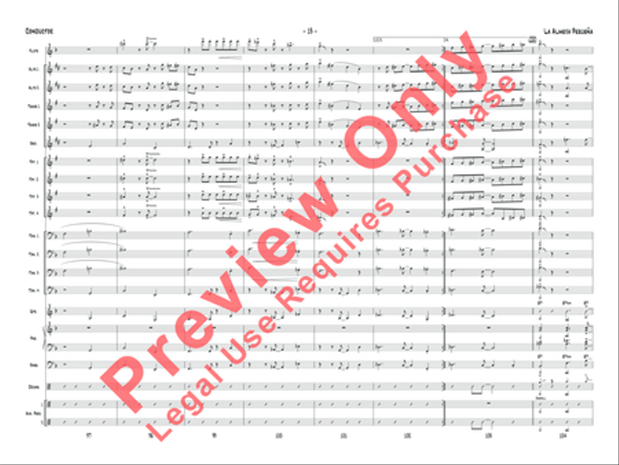 La Almeja Pequeña La Almeja Pequeña Jazz Ensemble scores gallery preview page 14
