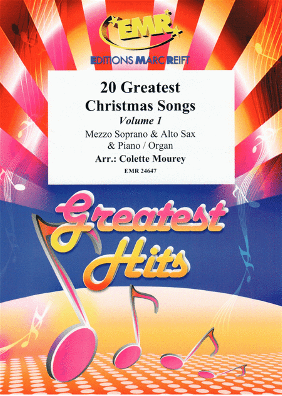 20 Greatest Christmas Songs Vol. 1 Alto Saxophone scores gallery preview page 1