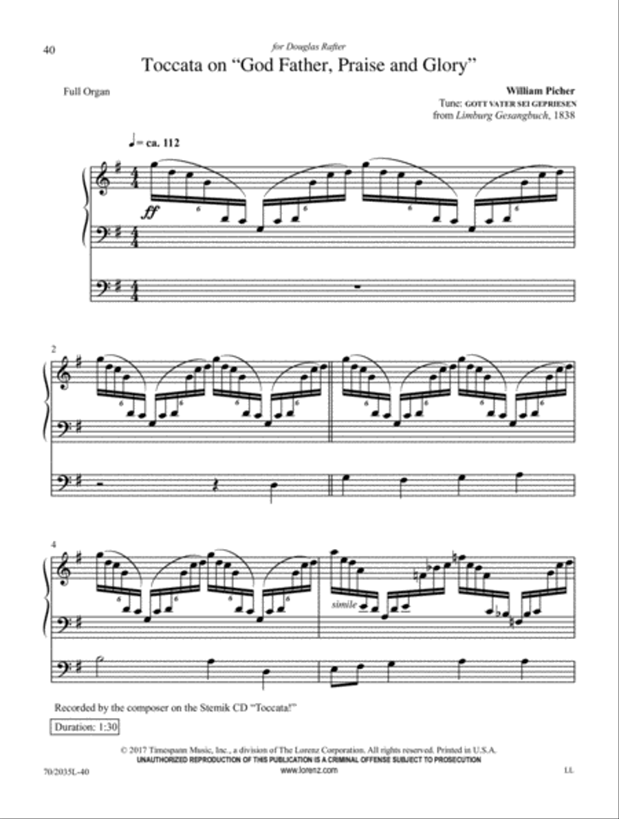 Roof-Raising Hymns Organ Solo scores gallery preview page 8