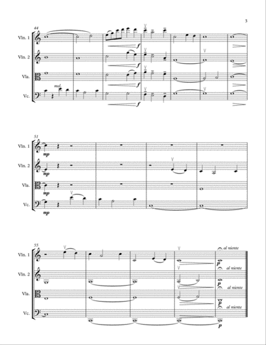 Give Me Jesus - String Quartet String Quartet scores gallery preview page 3