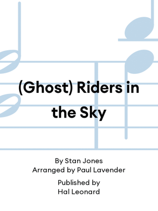 Book cover for (Ghost) Riders in the Sky