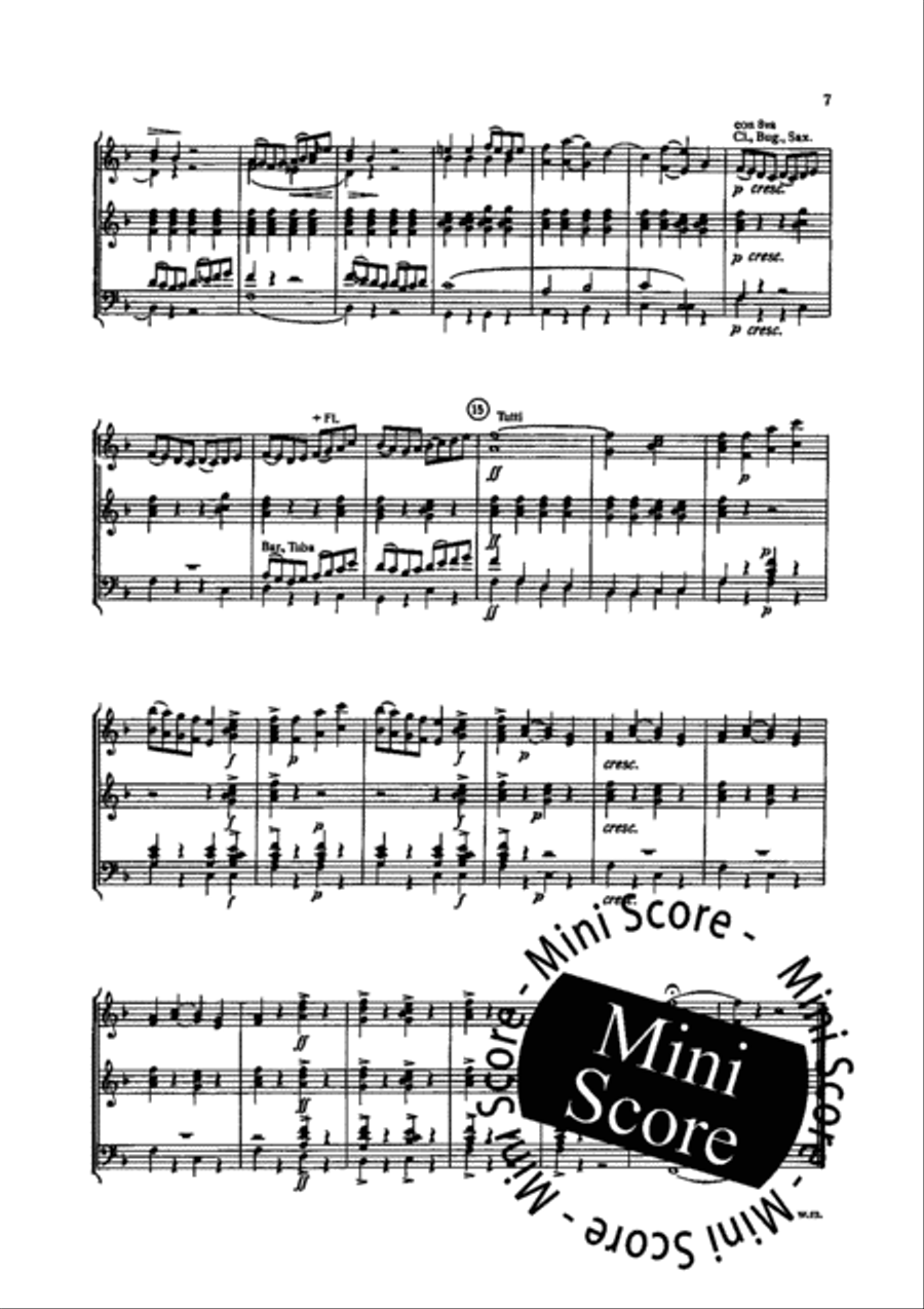 L'Impresario in Angustie Concert Band scores gallery preview page 9