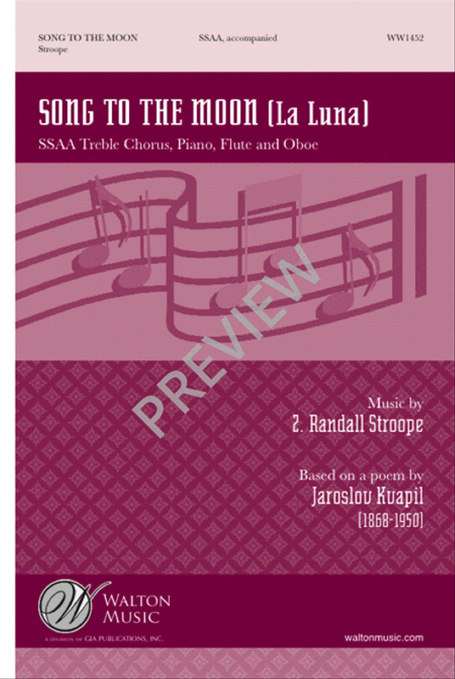 Song to the Moon (SSAA) Song to the Moon (SSAA) SSAA scores gallery preview page 2