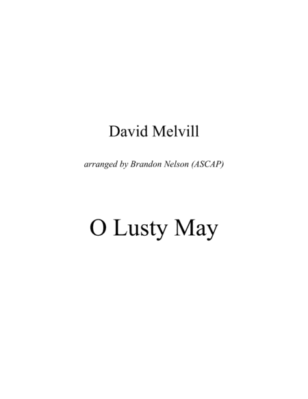 O Lusty May (Trumpet, Trumpet, Horn, Trombone or Baritone) image number null