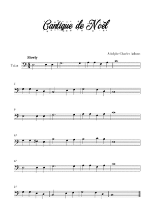 Book cover for Cantique de Noël (for Tuba)
