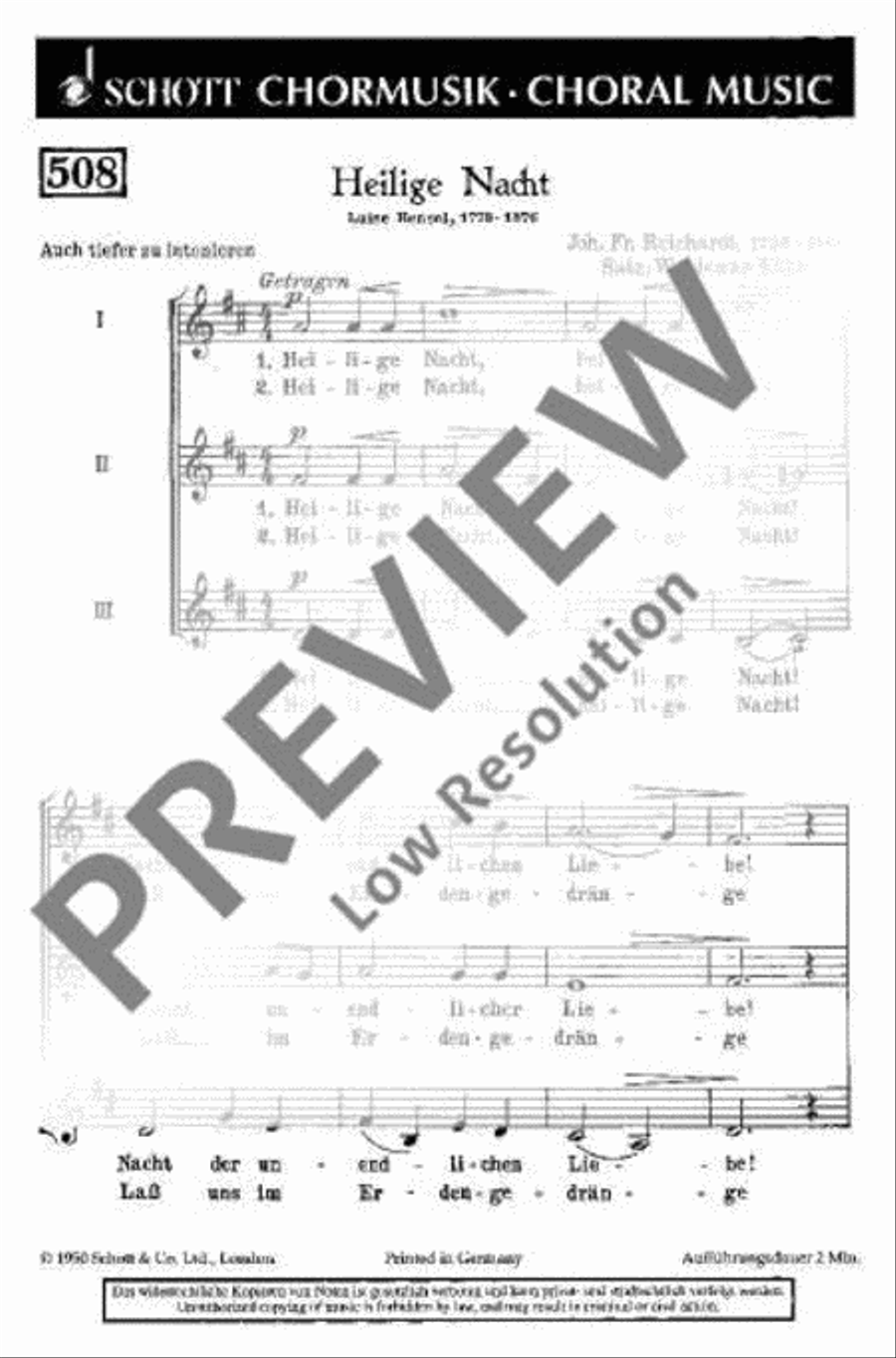 Heilige Nacht Heilige Nacht SMezA scores gallery preview page 2