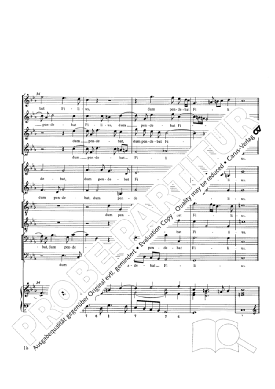 Stabat mater Choir scores gallery preview page 18