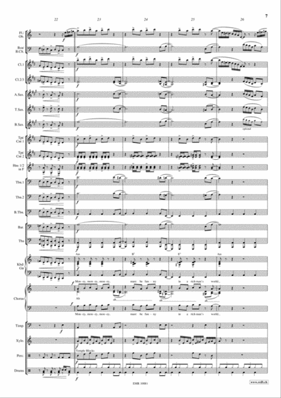 Money, Money, Money 4-Part scores gallery preview page 8