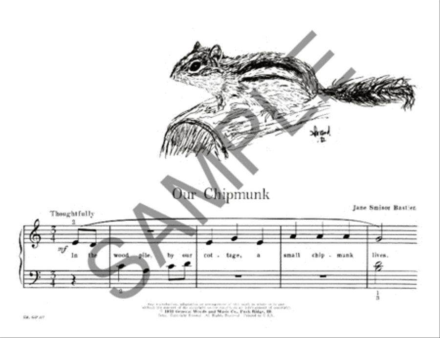 Our Chipmunk Piano Method scores gallery preview page 2
