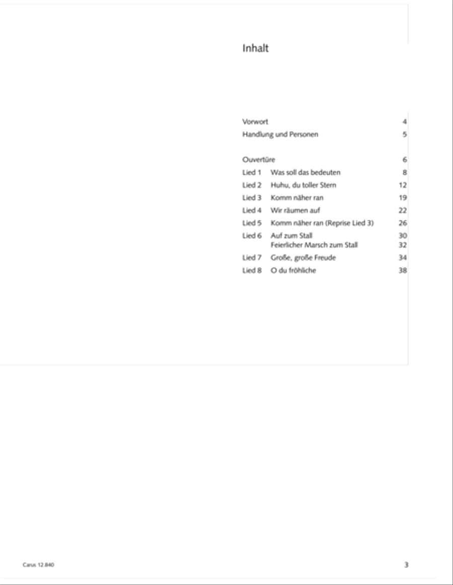Ochs und Esel wissen mehr Orchestra scores gallery preview page 3