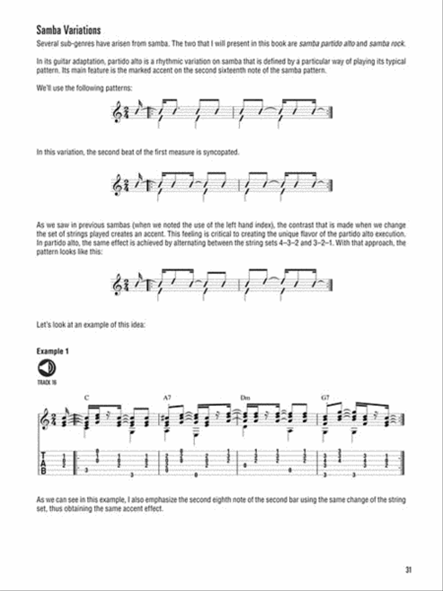 Hal Leonard Brazilian Guitar Method Guitar Tablature scores gallery preview page 6